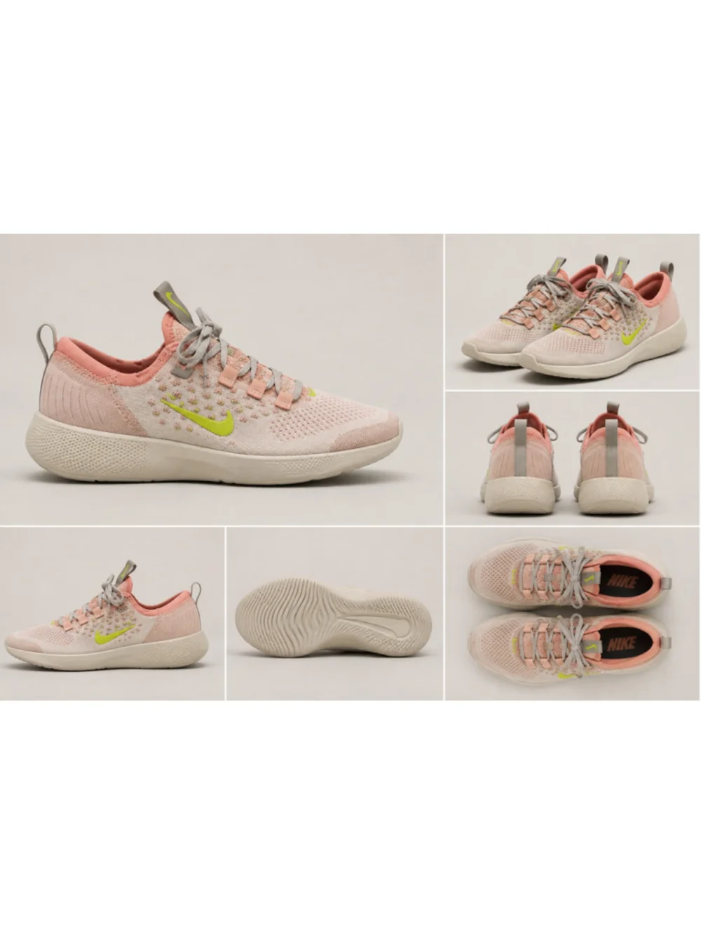 Women's Nike React Phantom Run Flyknit 3 Running Shoes Pink Size 11 Summer Sale